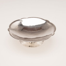 Bowl of the Lona P. Schaeffer Arts and Crafts Sterling Silver Centerpiece, NYC, c. 1930s
